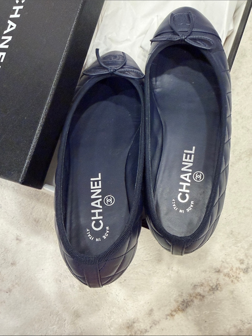 Authentic CHANEL Ballet Flats - Picture 9 of 10